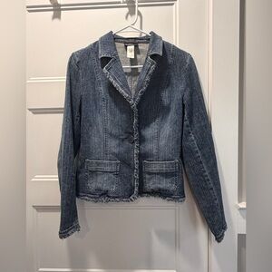 Jones New York Sport Premium Denim Stretch Jacket Blazer – Size S